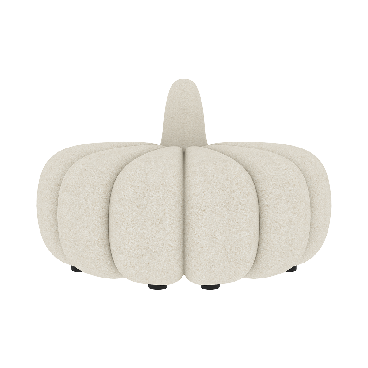 Jagger Dining Half Circle with Backrest segment in Barnum 024