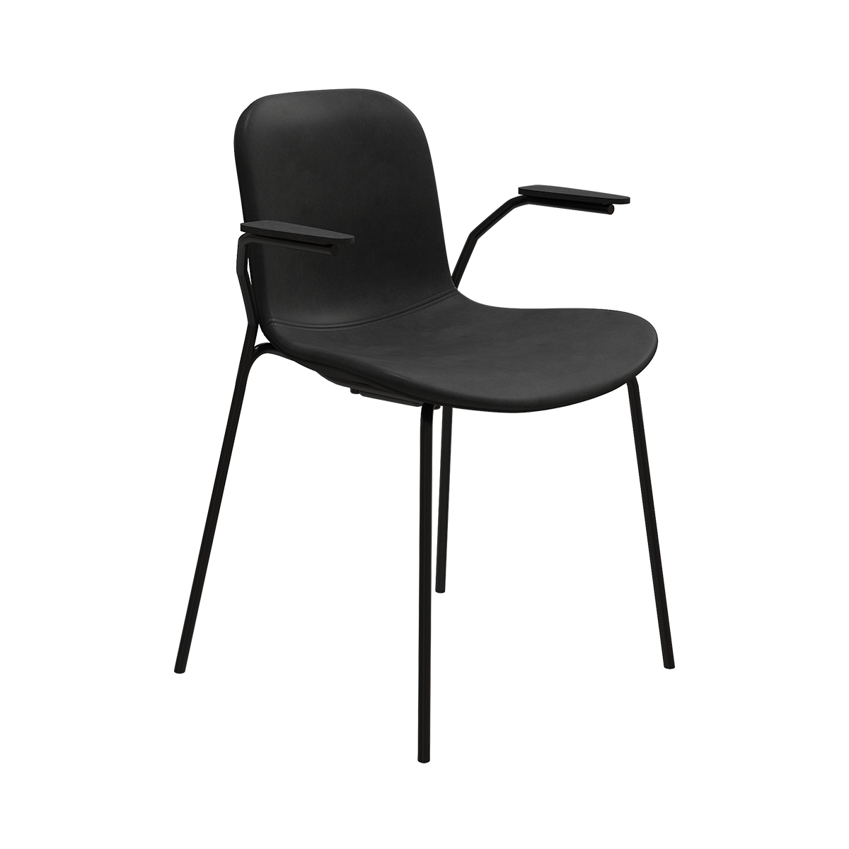 Langue Chair w/ Armrest