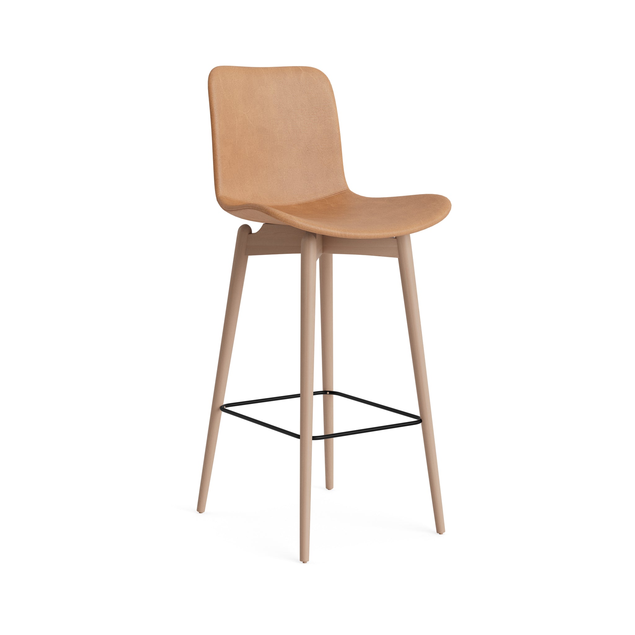 Langue Bar Chair | Leather Upholstery NORR11