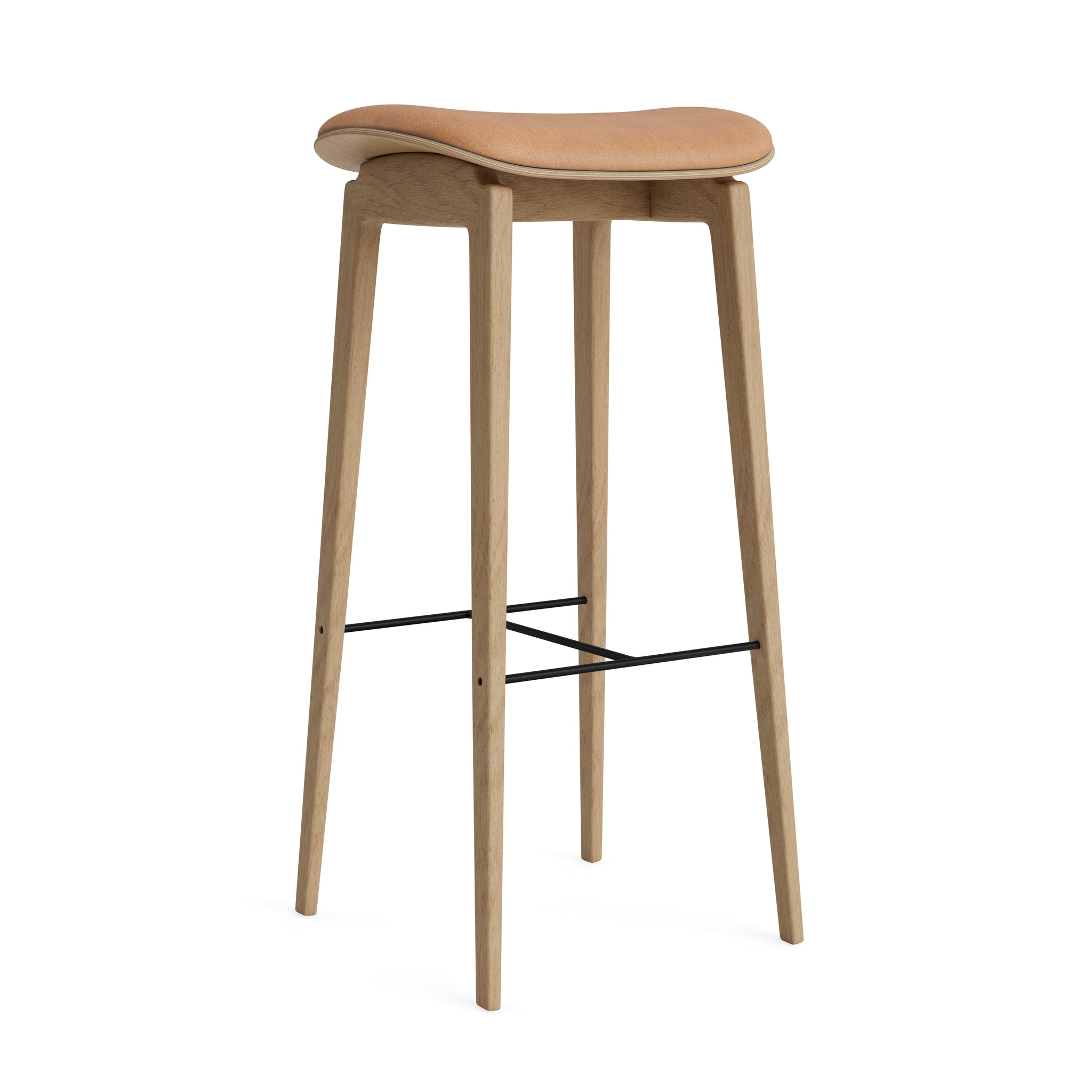 NY11 Bar Stool | Leather Seat H75 NORR11